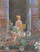 Claude Monet Camille at the Window France oil painting reproduction